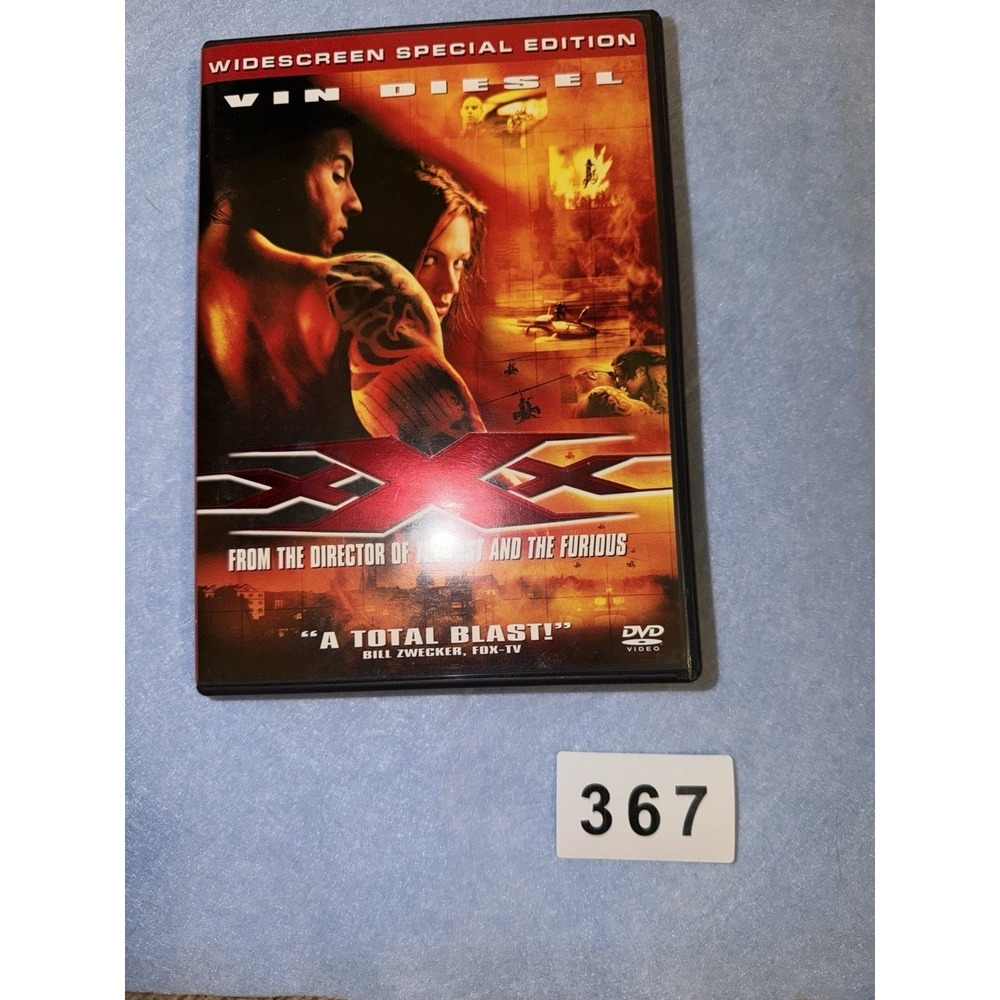 xXx Widescreen Special Edition DVD Vin Diesel Action Movie with Free Keychain